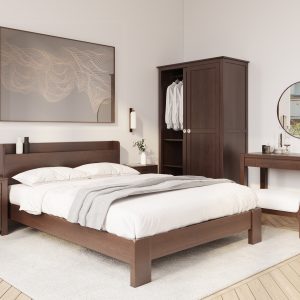 Berlin phong ngu mau walnut