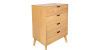 Hudson Natural 4 Drawer Chest,,